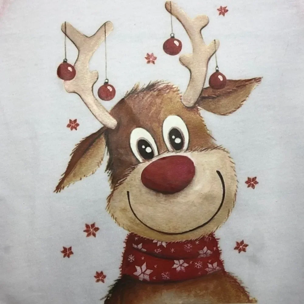 Reindeer Christmas Raglan T-Shirt Unisex